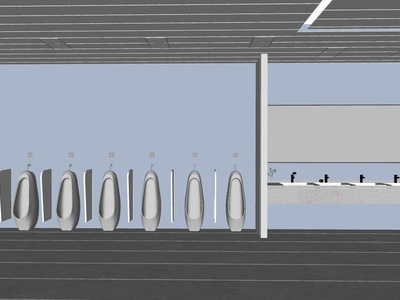 现代别墅花园景观设计3D模型下载【ID:1120355872】_【知末效果图】