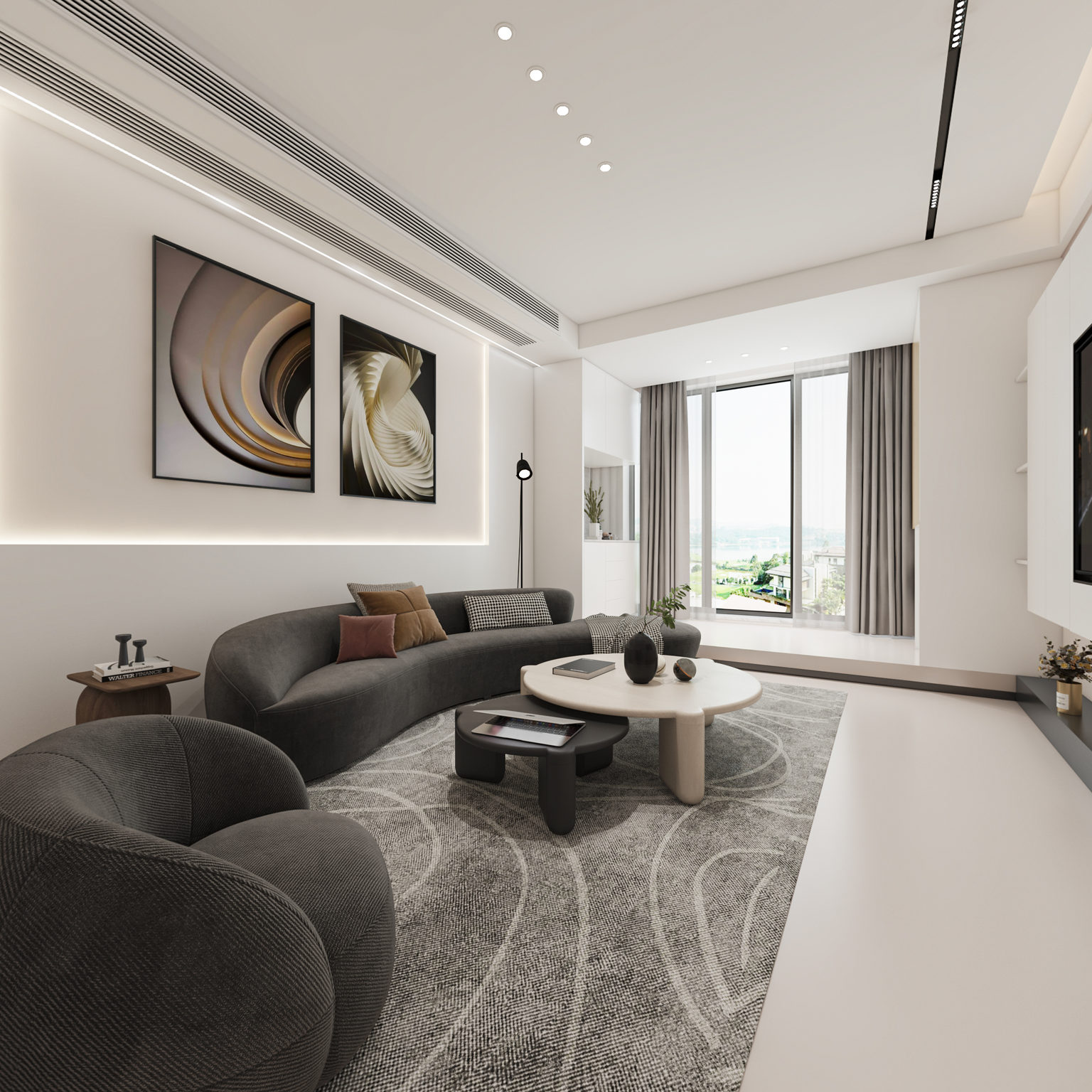 现代影视厅VR模型下载【ID:395609954】_知末3d模型网