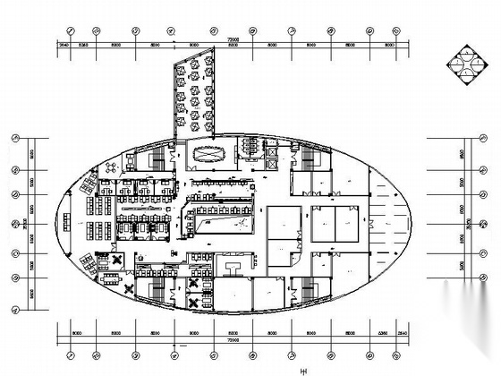 [成都]自然风情高档现代咖啡厅装修施工图（含效果）