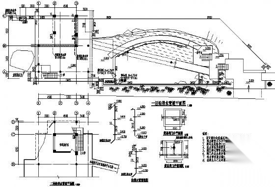 某公园给排水施工图 园林景观给排水