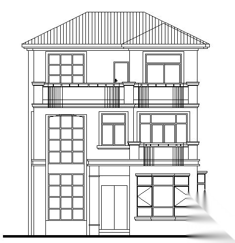 某三层小别墅设计建筑结构施工图