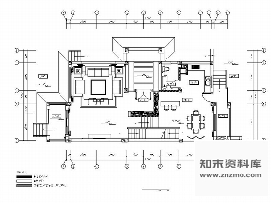 施工图武汉三层住宅别墅现代风格室内设计施工图