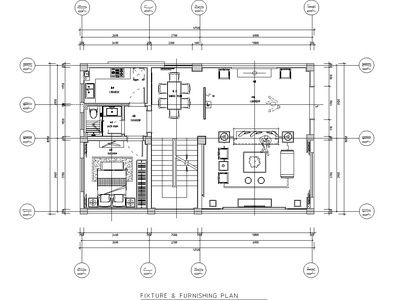 江西新中式别墅装修效果图+施工图CAD2020