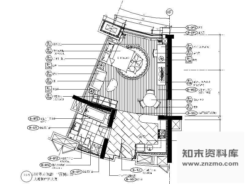 施工图大连五星级酒店B型样板间竣工图