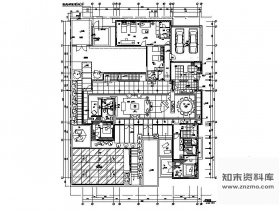 施工图北京古典欧式主义两层别墅设计装修图含实景