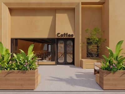 侘寂风咖啡店