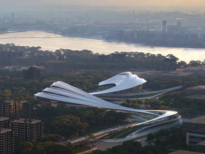 静河新城文化艺术中心  Zaha Hadid建筑事务所