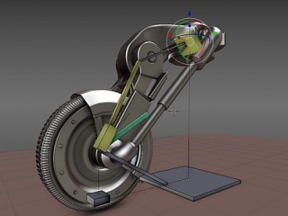 液压简易轮式钻机3d打印模型【ID:180446137】