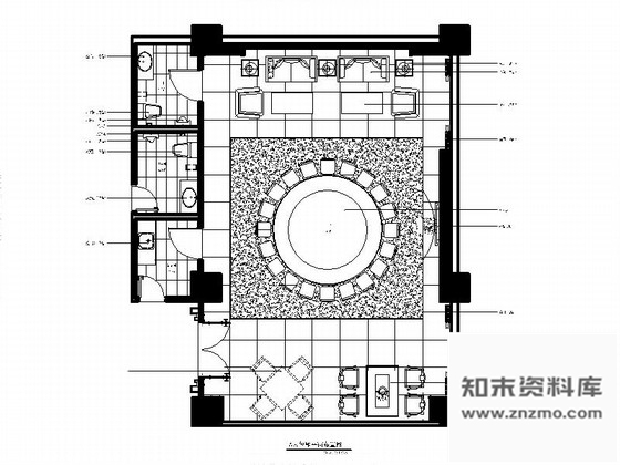 施工图福州传统欧式餐厅豪华包房室内施工图含效果图