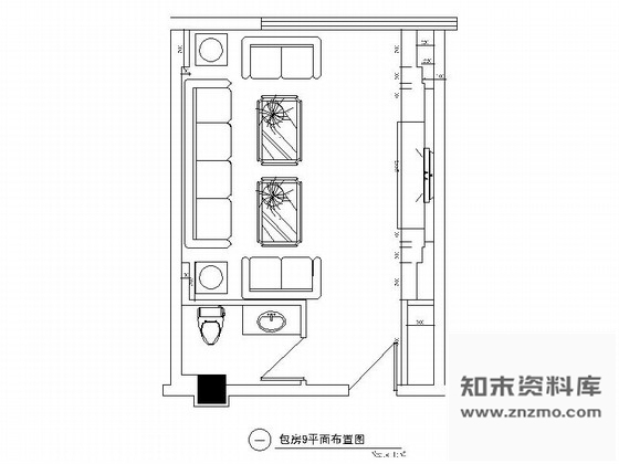 施工图某欧式娱乐会所包房9装修图