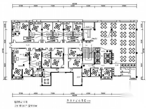 [四川]中式古香古韵特色茶楼室内装修施工图