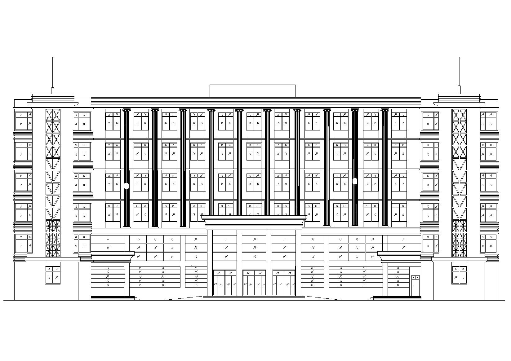 某六层医院急诊楼建筑工程项目设计​施工图