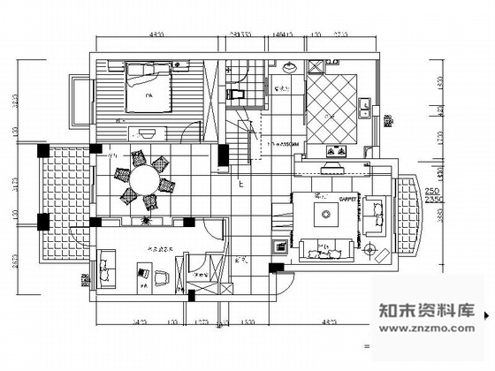 施工图宁波豪华优雅双层别墅现代风格装修图含实景图