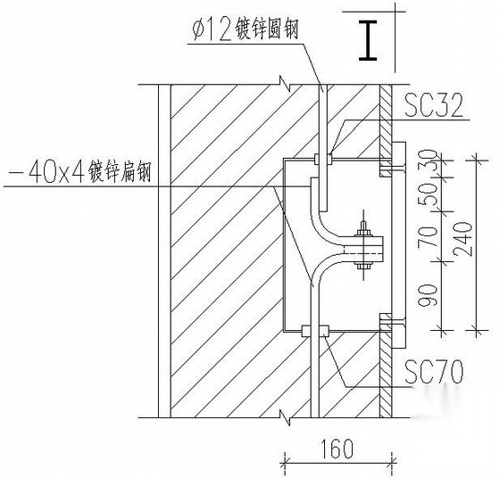 综合楼电气工程防雷接地大样图