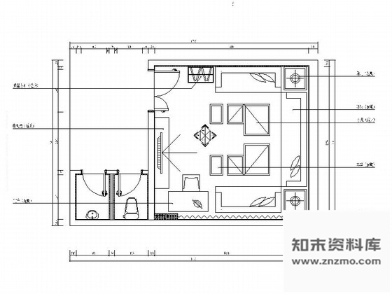 施工图北京时尚欧式量贩式KTV包间装修图