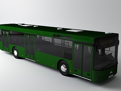 老公交车3d模型下载_免费老公交车模型库-知末网3d模型第1页