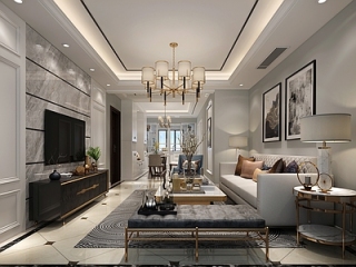 现代轻奢客餐厅【ID:740817736】