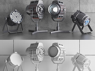 现代舞台灯 聚光灯3d模型