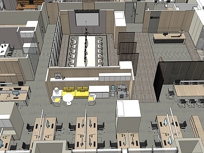 会议室模型su模型