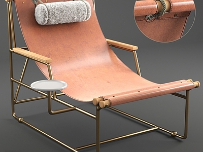 slingchair现代躺椅3d模型