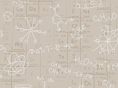 儿童房壁纸 实验室壁纸 数学壁纸 公式壁纸 男孩房壁纸 女孩房壁纸03 儿童壁纸