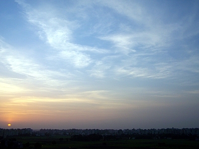 室外黄昏天空 天空