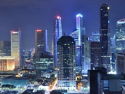 夜景外景贴图hdri天空贴图带jpg参照户外夜景 星空全部城市小区外景