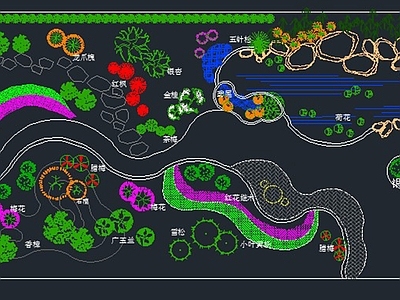 园林绿化景观cad图