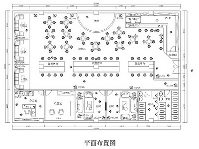 HBA-现代风格酒吧设计CAD 施工图