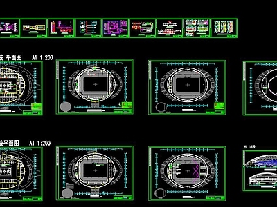 体育馆智能化CAD图纸 施工图 建筑电气