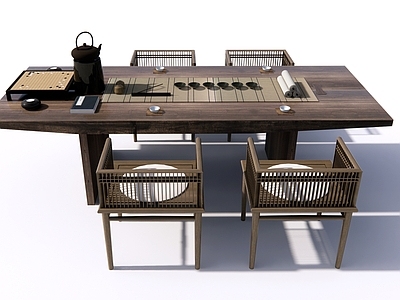 草图大师中式家具su模型