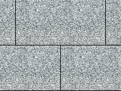 芝麻灰花岗岩工字铺地面铺装