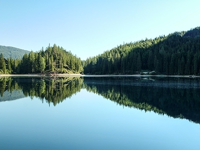 高清室外风景 湖边风景