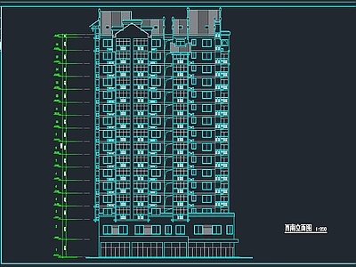 高层公寓初步设计方案 施工图 概念方案