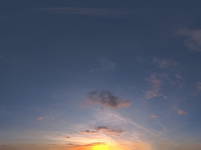 HDRI高清无缝天空