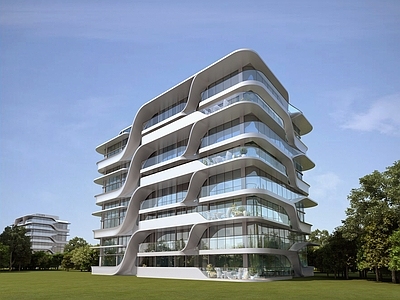 后现代住宅3d模型