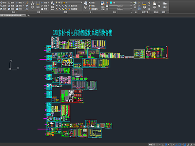 电自动智能化系统图块合集 建筑电气