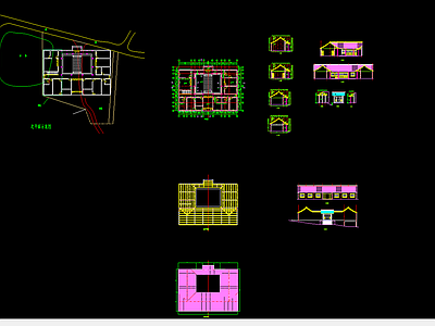 四合院 别墅 施工图