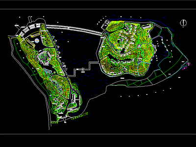 艮岳山庄平面图下载_【知末网cad图纸库】第1页