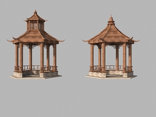 新中式古建筑 凉亭【ID:299995830】
