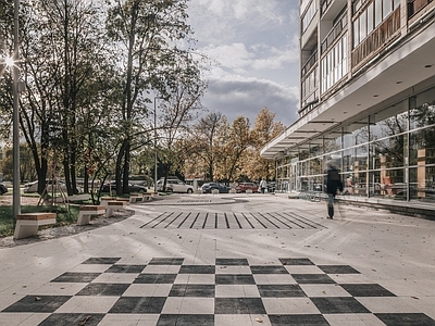 窗外景日景贴图 户外 风景 街景 高清贴图