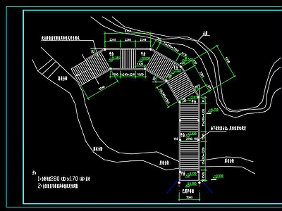 复杂梁式楼梯折梁节点构造详图 施工图【id:1101265061】