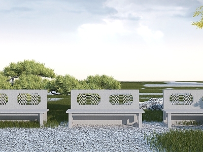 中式户外石头椅子 石凳 石雕凳子 公园长椅 石材长凳 石材座凳 石材