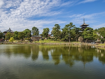 日式园林景观外景图