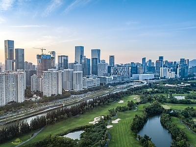 小区楼区窗外外景 小区外景