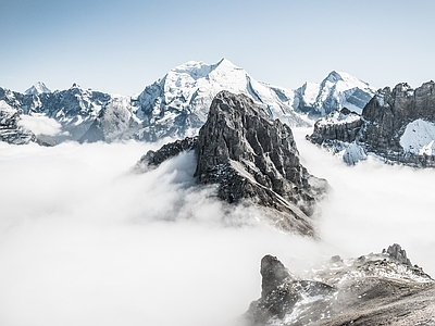 高清 外景 风景 天空 雪景