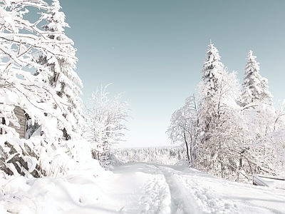 高清 外景 风景 天空 雪景