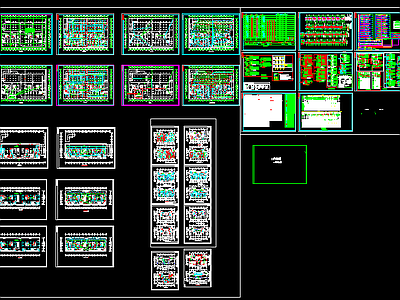 高层公寓电气CAD 施工图 建筑电气