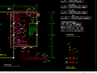 七层停车库给排水和消防图纸 施工图 建筑给排水