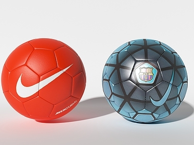 现代足球3d模型